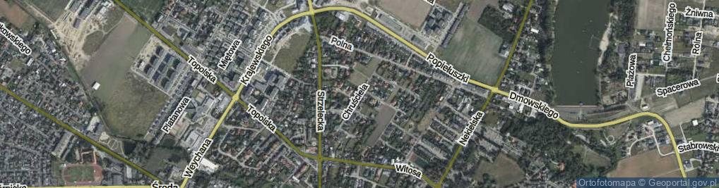 Zdjęcie satelitarne Chruściela-Montera Antoniego, gen. ul.